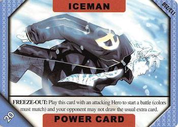 2001 Marvel Recharge CCG - Inaugural Edition #113 Iceman Special: Freeze-Out Front