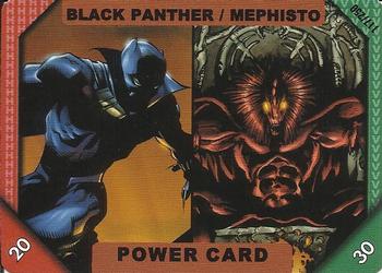 2001 Marvel Recharge CCG - Inaugural Edition #117 Black Panther / Mephisto Front