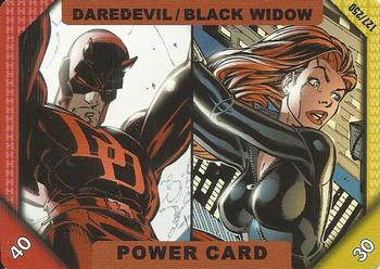 2001 Marvel Recharge CCG - Inaugural Edition #127 Daredevil / Black Widow Front