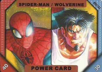 2001 Marvel Recharge CCG - Inaugural Edition #131 Spider-Man / Wolverine Front