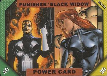 2001 Marvel Recharge CCG - Inaugural Edition #137 Punisher / Black Widow Front