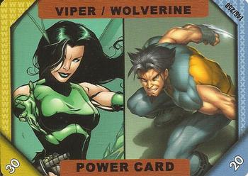 2001 Marvel Recharge CCG - Inaugural Edition #146 Viper / Wolverine Front