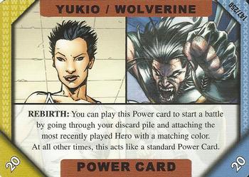 2001 Marvel Recharge CCG - Inaugural Edition #147 Yukio / Wolverine Special: Rebirth Front