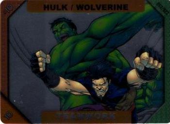 2001 Marvel Recharge CCG - Inaugural Edition #228 Hulk / Wolverine Front