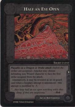 1996 Middle Earth CCG - The Dragons #NNO Half an Eye Open Front