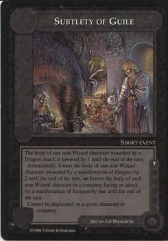1996 Middle Earth CCG - The Dragons #NNO Subtlety of Guile Front