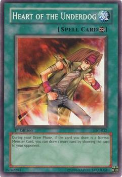 2004 Yu-Gi-Oh! Invasion of Chaos 1st Edition #IOC-032 Heart of the Underdog Front