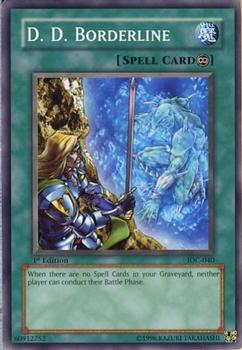 2004 Yu-Gi-Oh! Invasion of Chaos 1st Edition #IOC-040 D.D. Borderline Front