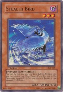 2004 Yu-Gi-Oh! Invasion of Chaos 1st Edition #IOC-068 Stealth Bird Front