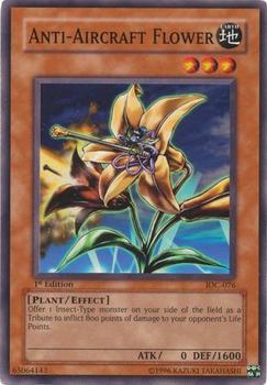 2004 Yu-Gi-Oh! Invasion of Chaos 1st Edition #IOC-076 Anti-Aircraft Flower Front