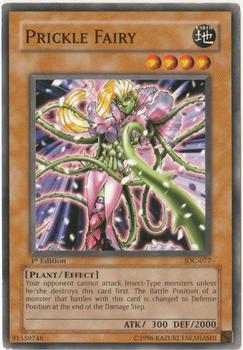 2004 Yu-Gi-Oh! Invasion of Chaos 1st Edition #IOC-077 Prickle Fairy Front