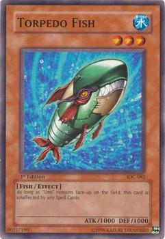2004 Yu-Gi-Oh! Invasion of Chaos 1st Edition #IOC-082 Torpedo Fish Front