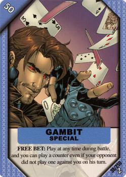 2002 Marvel ReCharge 2 #38 Gambit Special: Free Bet Front