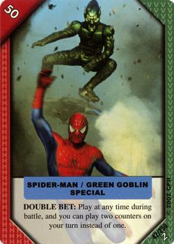 2002 Marvel ReCharge 2 #42 Spider-Man / Green Goblin: Double Bet Front