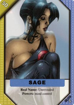 2002 Marvel ReCharge 2 #58 Sage Front