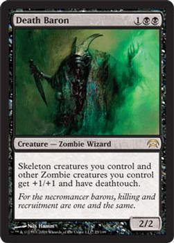 2009 Magic the Gathering Planechase #25 Death Baron Front