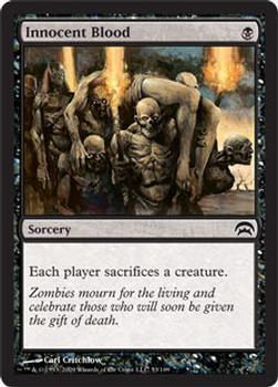 2009 Magic the Gathering Planechase #33 Innocent Blood Front