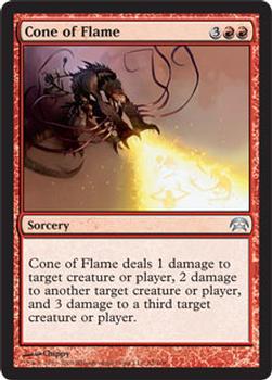 2009 Magic the Gathering Planechase #52 Cone of Flame Front