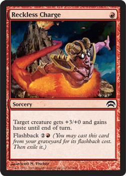 2009 Magic the Gathering Planechase #61 Reckless Charge Front