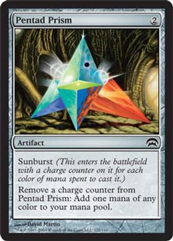 2009 Magic the Gathering Planechase #122 Pentad Prism Front