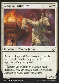 2017 Magic the Gathering Hour of Devastation #9 Disposal Mummy Front