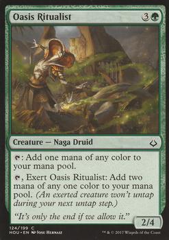 2017 Magic the Gathering Hour of Devastation #124 Oasis Ritualist Front