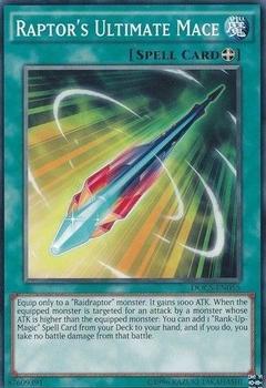 2015 Yu-Gi-Oh! Dimension Of Chaos #DOCS-EN055 Raptor's Ultimate Mace Front