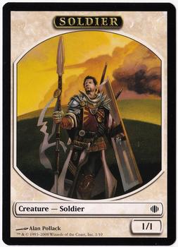 2008 Magic the Gathering Shards of Alara - Tokens #1/10 Soldier Front