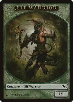 2008 Magic the Gathering Shadowmoor - Tokens #5/12 Elf Warrior Front
