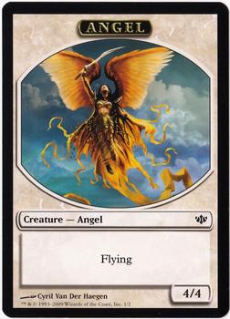 2009 Magic the Gathering Conflux - Tokens #1/2 Angel Front