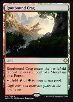 2017 Magic the Gathering Ixalan #256 Rootbound Crag Front