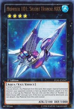 1996 Yu-Gi-Oh! Legacy of the Valiant #LVAL-EN047 Number 101: Silent Honor ARK Front