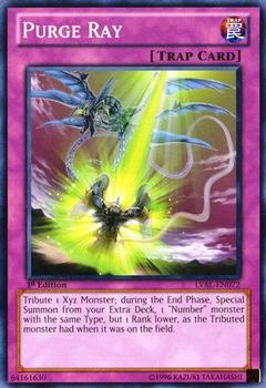 1996 Yu-Gi-Oh! Legacy of the Valiant #LVAL-EN072 Purge Ray Front