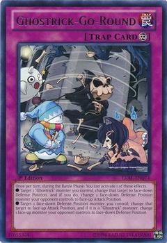 1996 Yu-Gi-Oh! Legacy of the Valiant #LVAL-EN074 Ghostrick-Go-Round Front