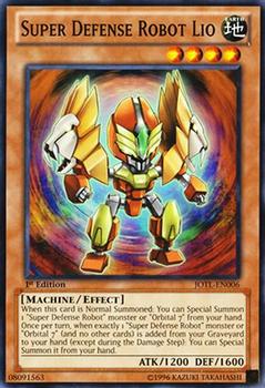 1996 Yu-Gi-Oh! Judgement of the Light #JOTL-EN006 Super Defense Robot Lio Front
