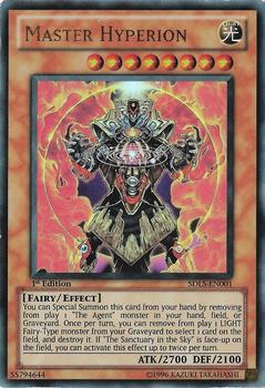 2011 Yu-Gi-Oh! Lost Sanctuary English 1st Edition #SDLS-EN001 Master Hyperion Front