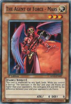 2011 Yu-Gi-Oh! Lost Sanctuary English 1st Edition #SDLS-EN007 The Agent of Force - Mars Front