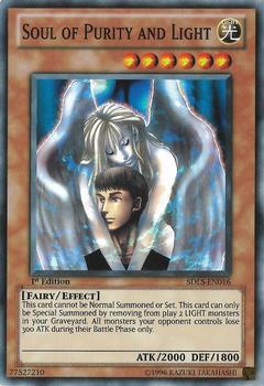 2011 Yu-Gi-Oh! Lost Sanctuary English 1st Edition #SDLS-EN016 Soul of Purity and Light Front