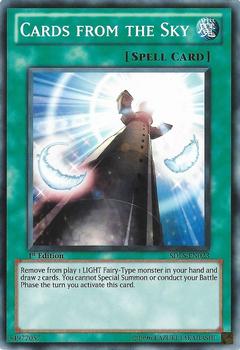 2011 Yu-Gi-Oh! Lost Sanctuary English 1st Edition #SDLS-EN023 Cards from the Sky Front