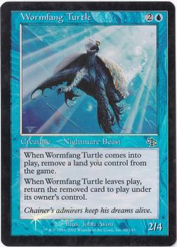 2002 Magic the Gathering Judgment - Foil #60 Wormfang Turtle Front