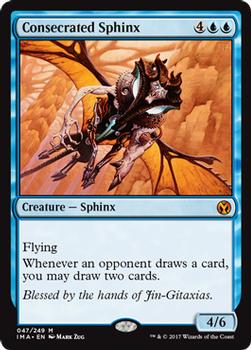 2017 Magic the Gathering Iconic Masters #47 Consecrated Sphinx Front