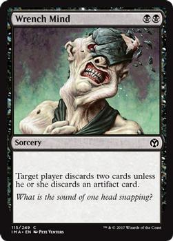 2017 Magic the Gathering Iconic Masters #115 Wrench Mind Front