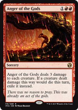 2017 Magic the Gathering Iconic Masters #116 Anger of the Gods Front