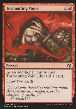 2017 Magic the Gathering Iconic Masters #150 Tormenting Voice Front