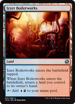 2017 Magic the Gathering Iconic Masters #241 Izzet Boilerworks Front