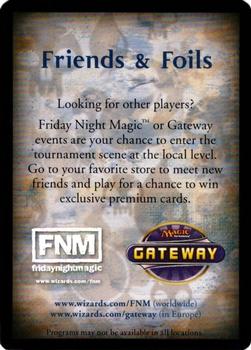 2008 Magic the Gathering Morningtide - Tokens #2/3 Faerie Rogue Back