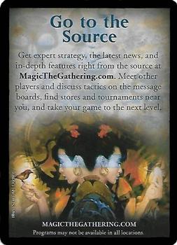 2008 Magic the Gathering Morningtide - Tokens #2/3 Faerie Rogue Back