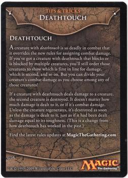 2009 Magic the Gathering 2010 Core Set - Tips & Tricks #6a Deathtouch Front