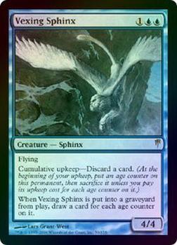 2006 Magic the Gathering Coldsnap - Foil #50 Vexing Sphinx Front