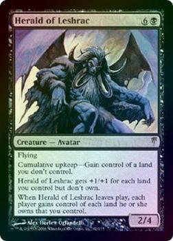 2006 Magic the Gathering Coldsnap - Foil #62 Herald of Leshrac Front
